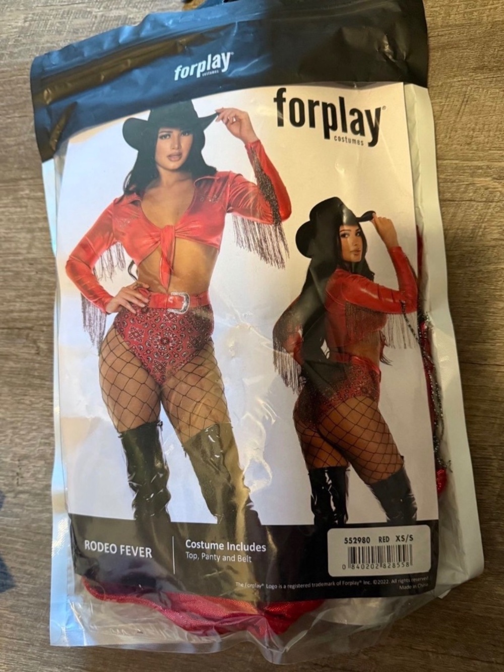 Forplay cowgirl costume